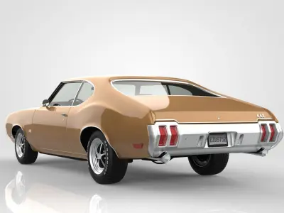 Oldsmobile 4-4-2 1970 3D model