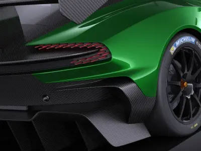 Aston Martin Vulcan 2016 VRAY 3D model