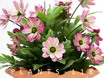 Flower plant 118 3D model