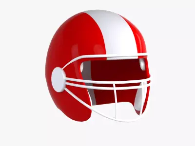 Football Helmet 3D model