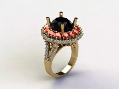 R239 Ring design cad file 3D model