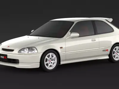 Honda Civic Type R 3D model