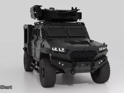 Inguar Defence Concept - 3D Printable Model 3D print model