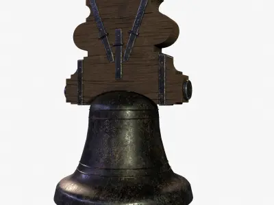 3D Church Bell Model  Game Ready Low-poly 3D model