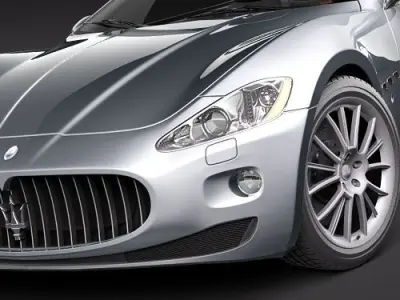 Maserati GranCabrio 2011 3D model
