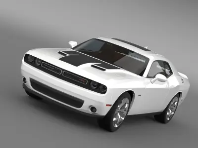 Dodge Challenger RT LC 2015 3D model