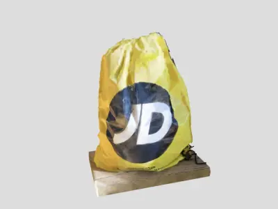 JD duffle bag 3D model