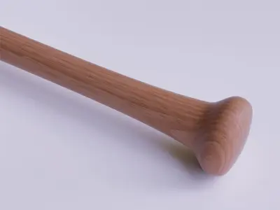 Baseball Bat  Low-poly 3D model