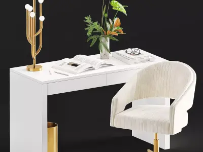 CB2 Office set 3D model