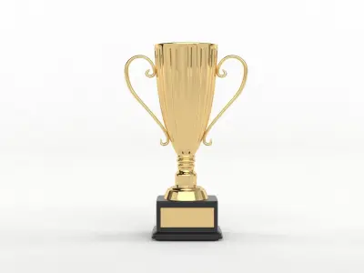 Cups Trophy 3D model 16