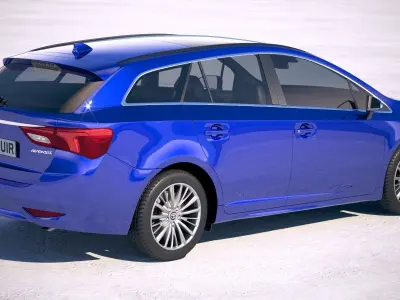 Toyota Avensis Touring Sports 2018 3D model