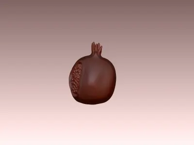 2114 P chocolate fruit 3D model