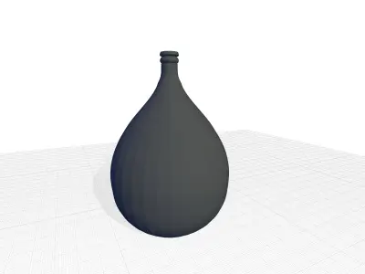 Harissa Handmade Glass Table Vase 3D model