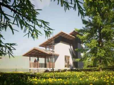 030Smallhouse2f50m2 3D model