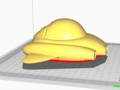 Dragon Ball Car 3 3D Model 3D print model