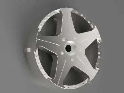 1-10 Scale RC Drift Wheel MST Insert Pack 3D print model