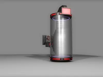 Sci-fi Lab Container  Free 3D model