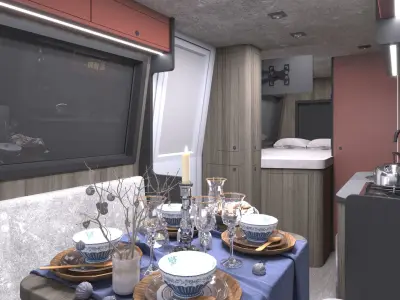 Caravan Design Iveco daily V2 3D model