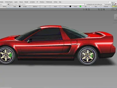 Honda NSX Alias 3d Model 3D model