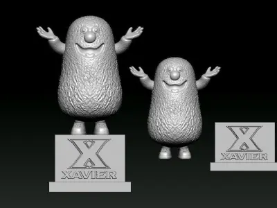 XAVIER MUSKETEERS MEN BASKETBALL MASCOT STATUE - 3D PRINT 3D print model