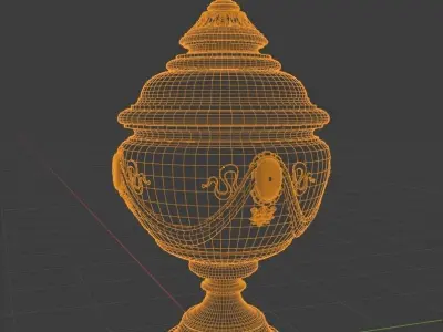 Antic Vase 3D Model With PBR Textures 3D model