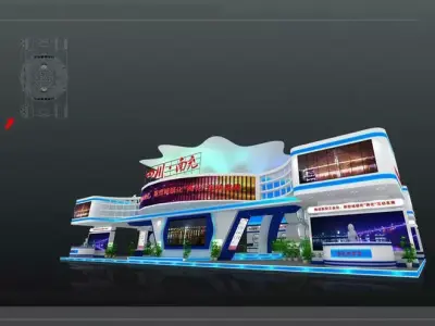 Exhibition - Area -26X15-3DMAX2009-020 3D model