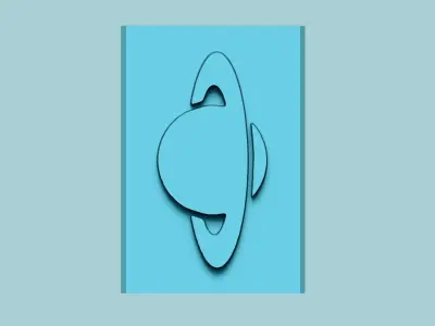 Stamp 21 - Saturn - Fondant Decoration Maker Toy 3D print model