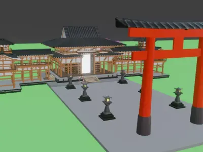 BYODO IN TEMPLE 3D model