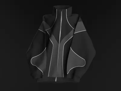 Jacket Sci-Fi CLO3D 3D model