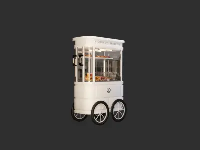 LITTLE PRETZEL CART 3D model