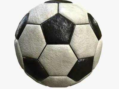 High Poly Soccer Ball 3D model
