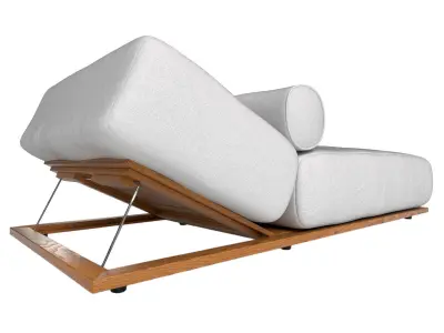 Claud Open Air Lounge Chair by Meridiani 3D model