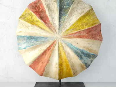 Zulu Pinwheel Shield 3D model