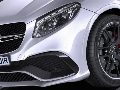 Mercedes AMG GLE63s wagon 2017  3D model