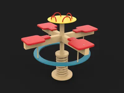 Playground Swing  3D model