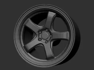 Rays G Games 99b Wheels Rims 3D Print Ready Model 3D print model 3D print model