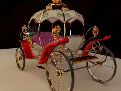 Chinese carriage 3D model