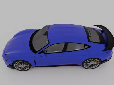 Porsche Taycan Turbo GT 3D model purchase