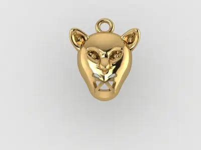 deer lion tiger fox animal 3dm printable ready gems 3D print model