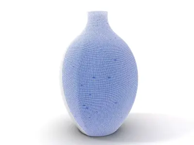 Glossy White Vase model pack Low-poly 3D model