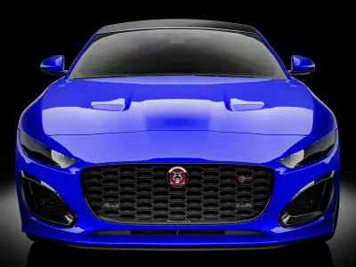 Jaguar F-Type Luxury Sports car 3D model