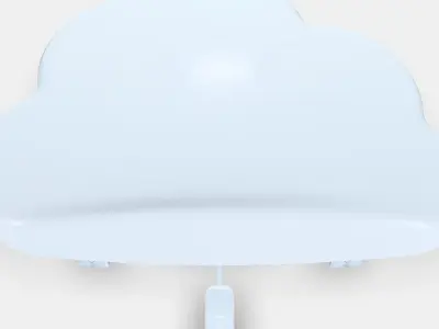 UPPLYST LED wall lamp Low-poly 3D model