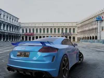 2019 Audi TT RS Coupe 3D Model 3D model