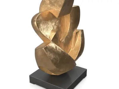 Gardeco Unconditional Love Bronze Sculpture PBR 3D model