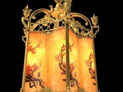 Chinese lantern 3D model 18