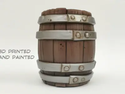 Barrel box  3D print model