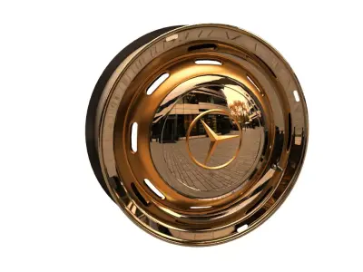 Mercedes-Benz  WHEEL PACKAGE Low-poly 3D model