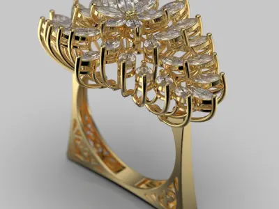 MARKIZ RING  3D print model