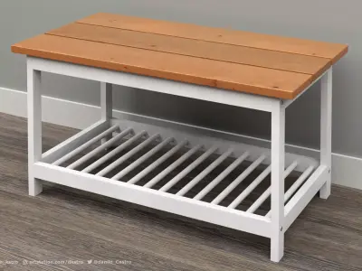 Shoe Rack - 4k Textures 3D model