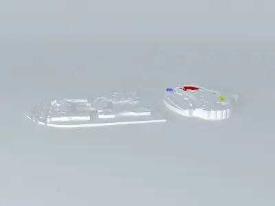 Shield Extremadura Free 3D model